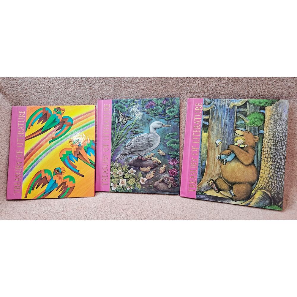 Treasury of Literature 3-Book Set: Color the Sky, Hold on Tight, Jump Right In